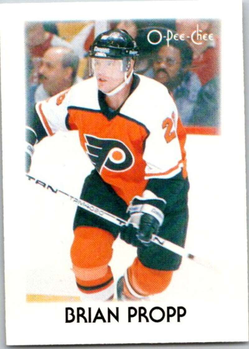 1987-88 O-Pee-Chee Minis #33 Brian Propp Philadelphia Flyers V84307 Image 1