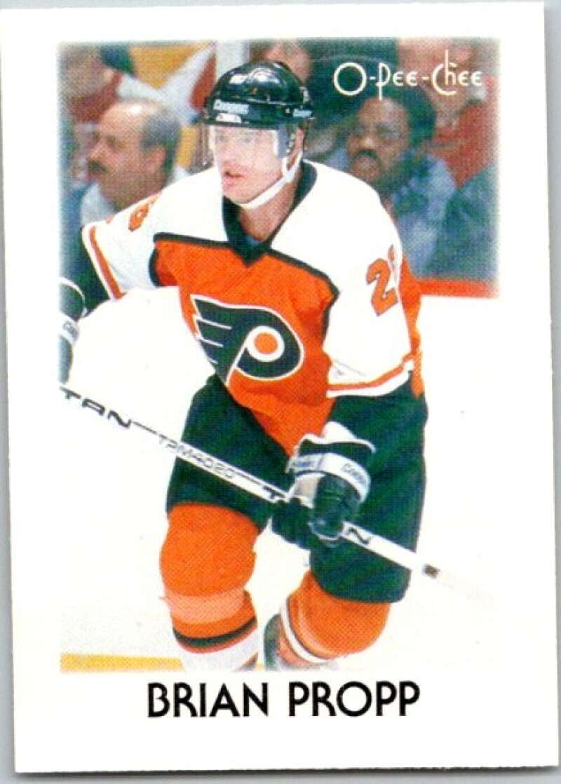 1987-88 O-Pee-Chee Minis #33 Brian Propp Philadelphia Flyers V84308 Image 1
