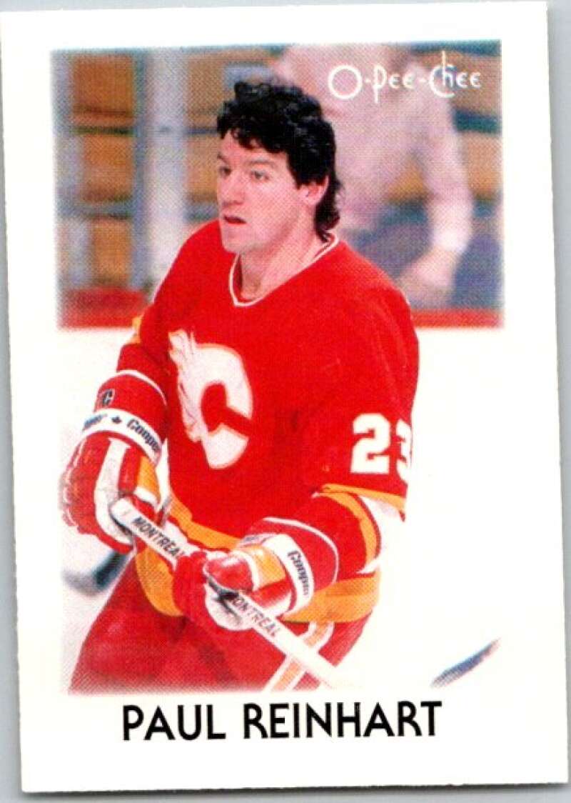 1987-88 O-Pee-Chee Minis #34 Paul Reinhart Calgary Flames V84310 Image 1