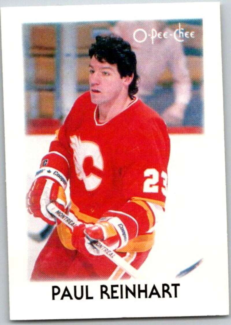 1987-88 O-Pee-Chee Minis #34 Paul Reinhart Calgary Flames V84312 Image 1