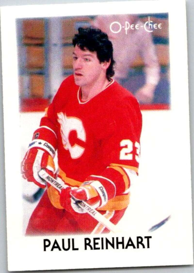 1987-88 O-Pee-Chee Minis #34 Paul Reinhart Calgary Flames V84314 Image 1