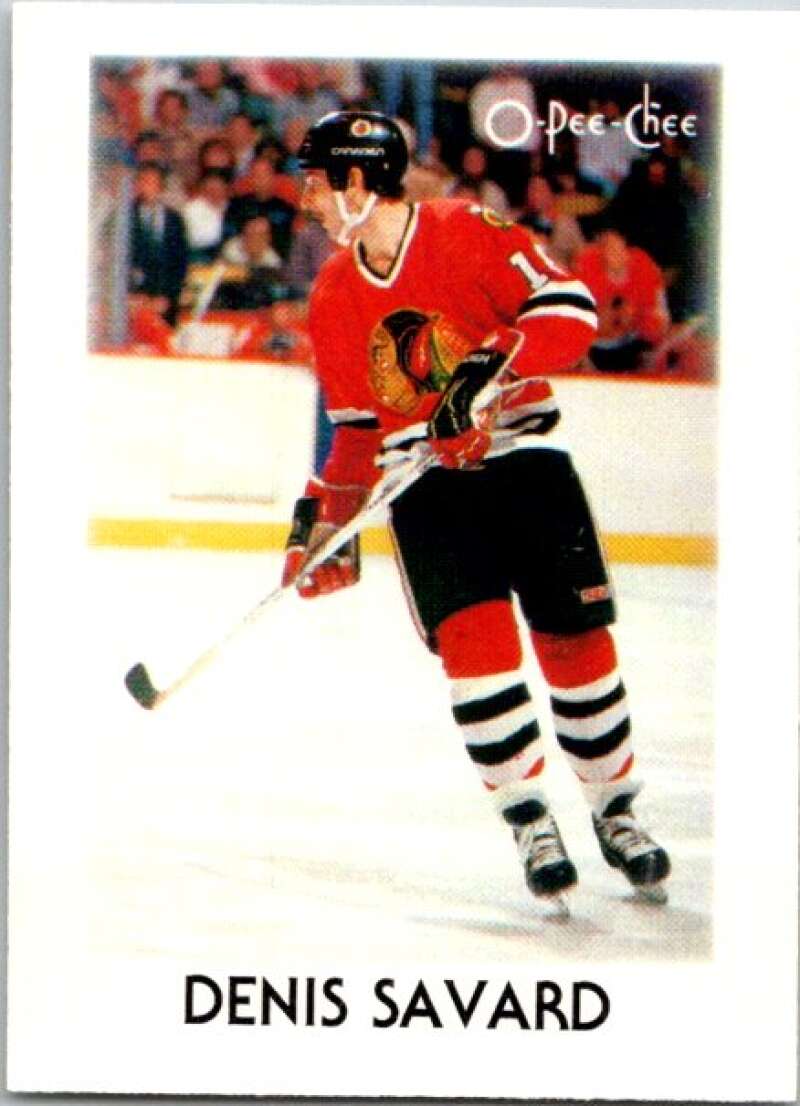 1987-88 O-Pee-Chee Minis #39 Denis Savard Chicago Blackhawks V84327 Image 1