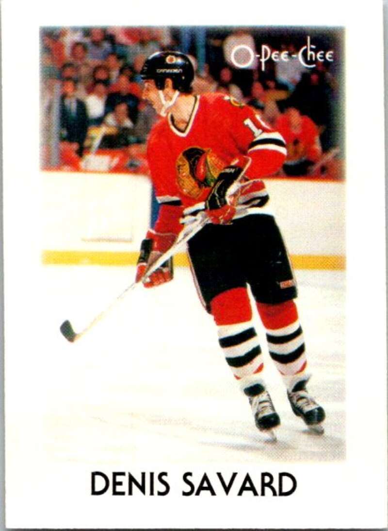 1987-88 O-Pee-Chee Minis #39 Denis Savard Chicago Blackhawks V84328 Image 1