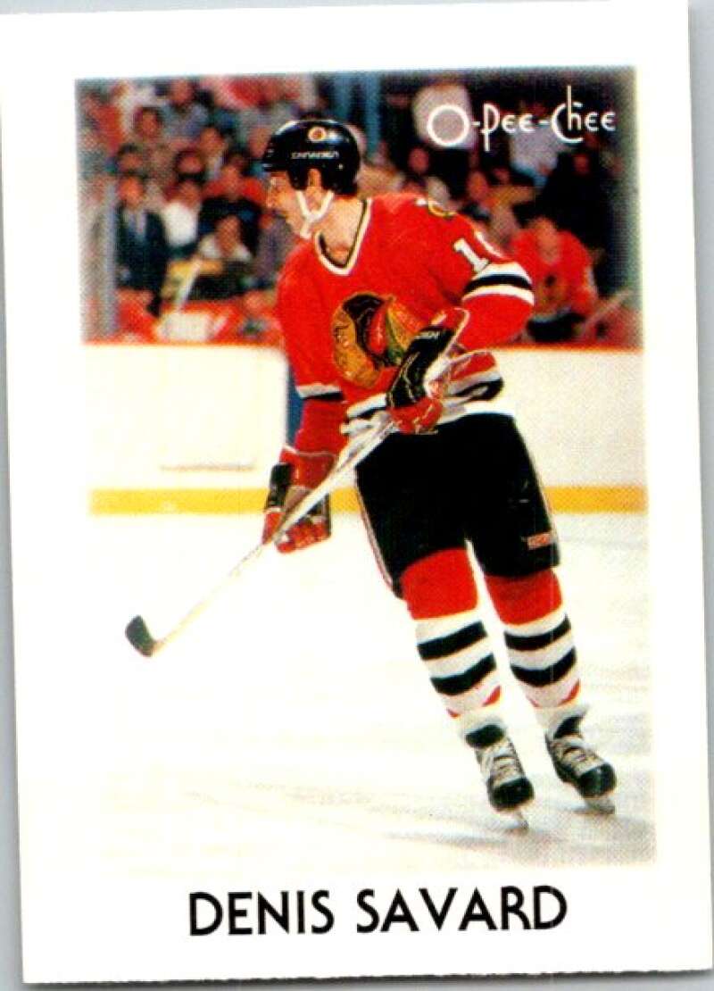 1987-88 O-Pee-Chee Minis #39 Denis Savard Chicago Blackhawks V84330 Image 1