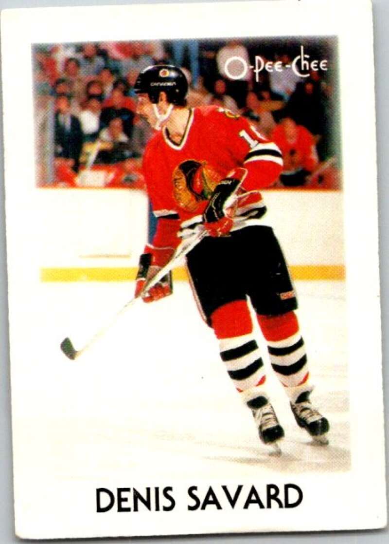 1987-88 O-Pee-Chee Minis #39 Denis Savard Chicago Blackhawks V84333 Image 1