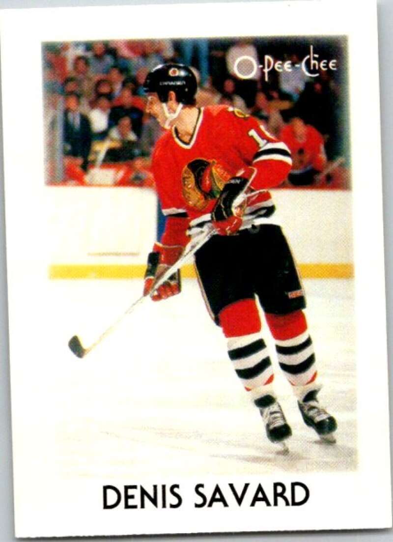 1987-88 O-Pee-Chee Minis #39 Denis Savard Chicago Blackhawks V84334 Image 1