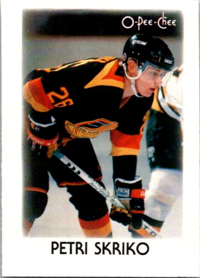 1987-88 O-Pee-Chee Minis #40 Petri Skriko Vancouver Canucks V84338 Image 1
