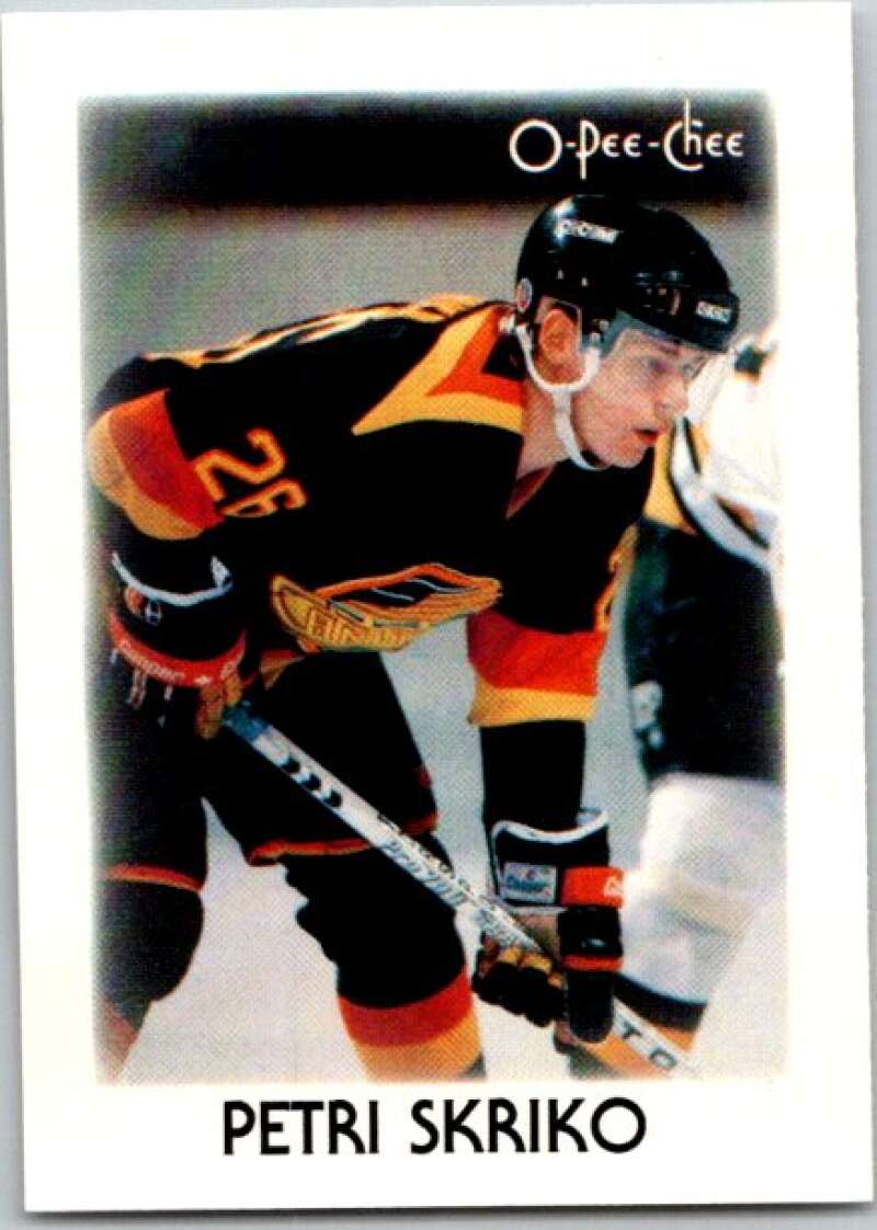 1987-88 O-Pee-Chee Minis #40 Petri Skriko Vancouver Canucks V84339 Image 1