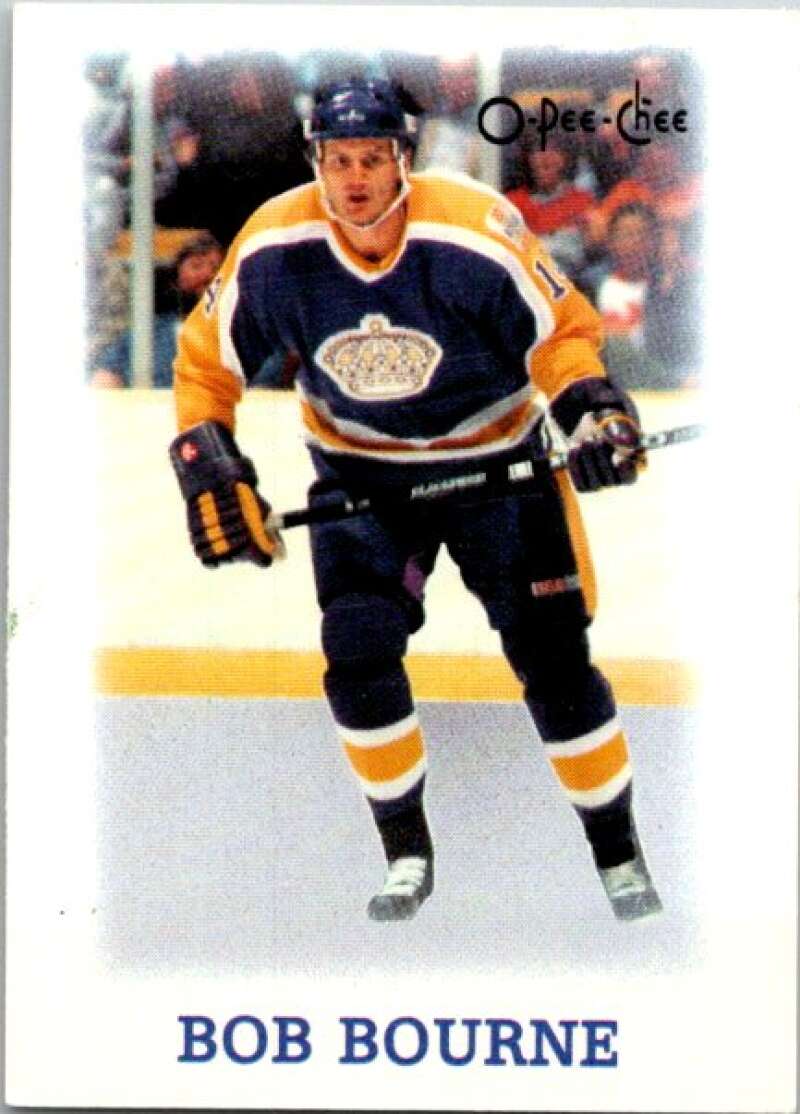 1988-89 O-Pee-Chee Minis #2 Bob Bourne Los Angeles Kings V84355 Image 1