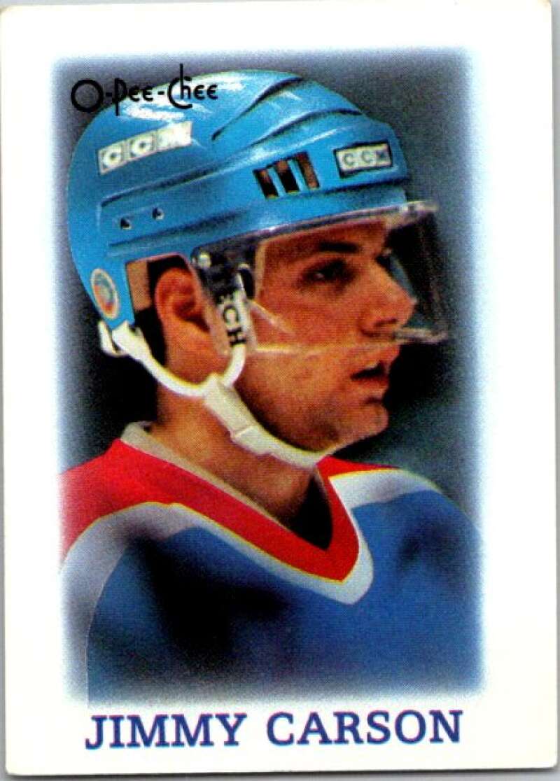 1988-89 O-Pee-Chee Minis #5 Jimmy Carson Edmonton Oilers V84365 Image 1