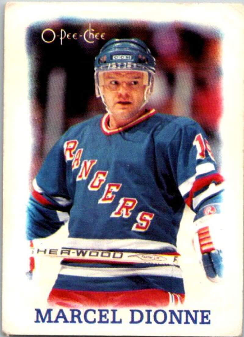 1988-89 O-Pee-Chee Minis #8 Marcel Dionne New York Rangers V84372 Image 1