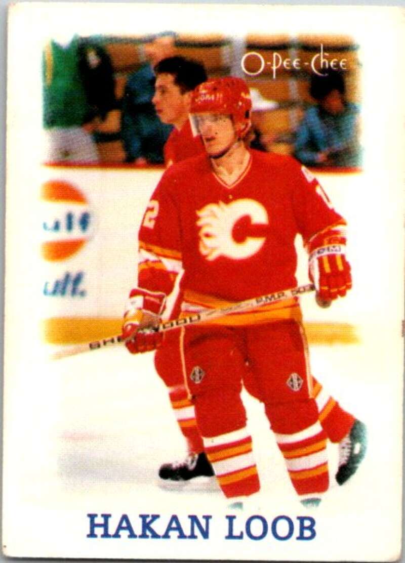 1988-89 O-Pee-Chee Minis #21 Hakan Loob Calgary Flames V84413 Image 1