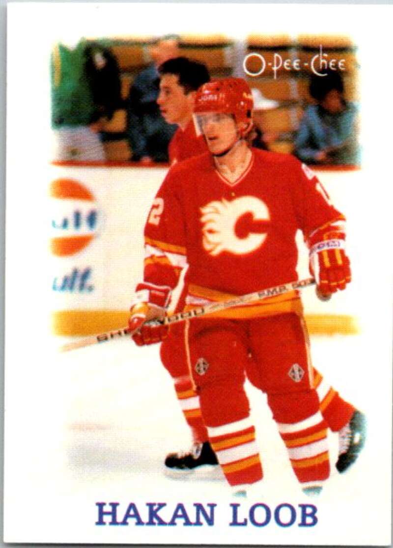1988-89 O-Pee-Chee Minis #21 Hakan Loob Calgary Flames V84415 Image 1