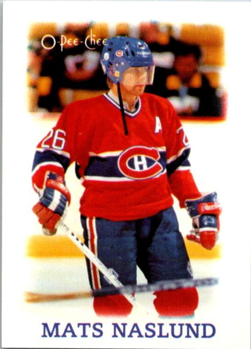 1988-89 O-Pee-Chee Minis #26 Mats Naslund Montreal Canadiens V84431 Image 1
