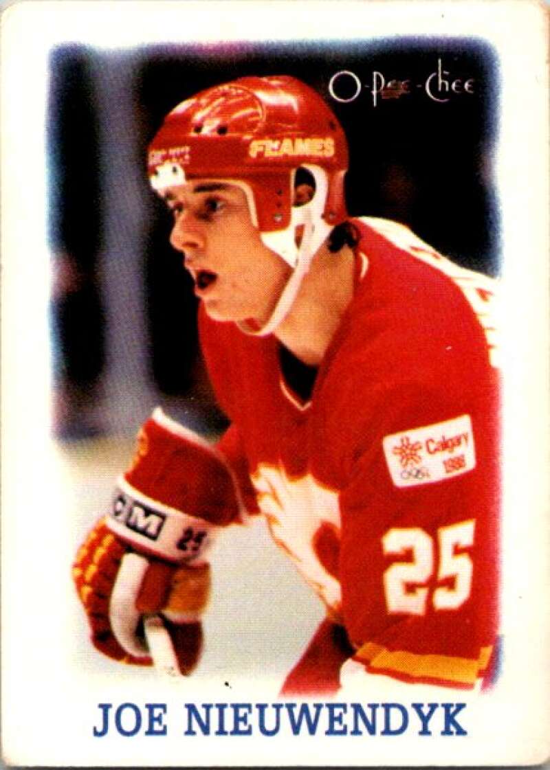 1988-89 O-Pee-Chee Minis #29 Joe Nieuwendyk Calgary Flames V84438 Image 1