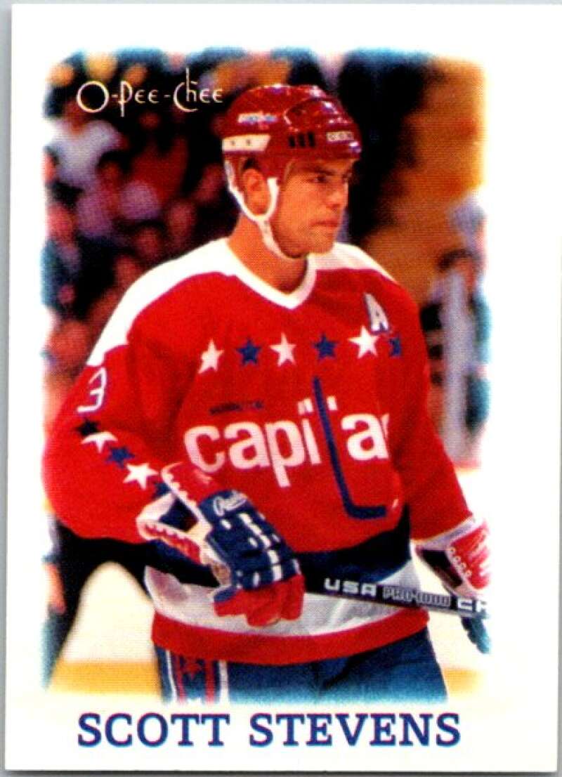 1988-89 O-Pee-Chee Minis #39 Scott Stevens Washington Capitals V84462 Image 1