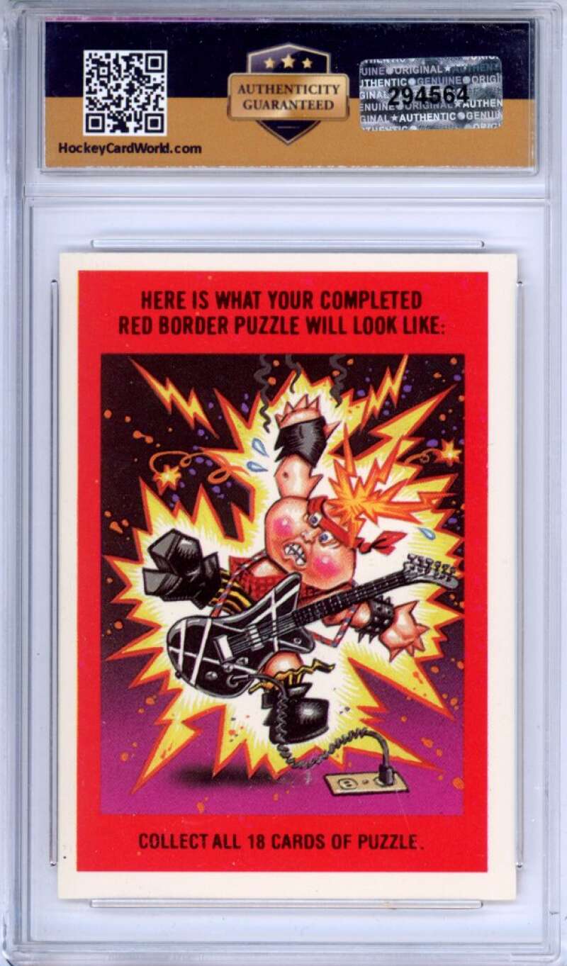 1985 Topps Garbage Pail Kids Series 2 #43a Smelly Kelly Authentic Encased Image 2