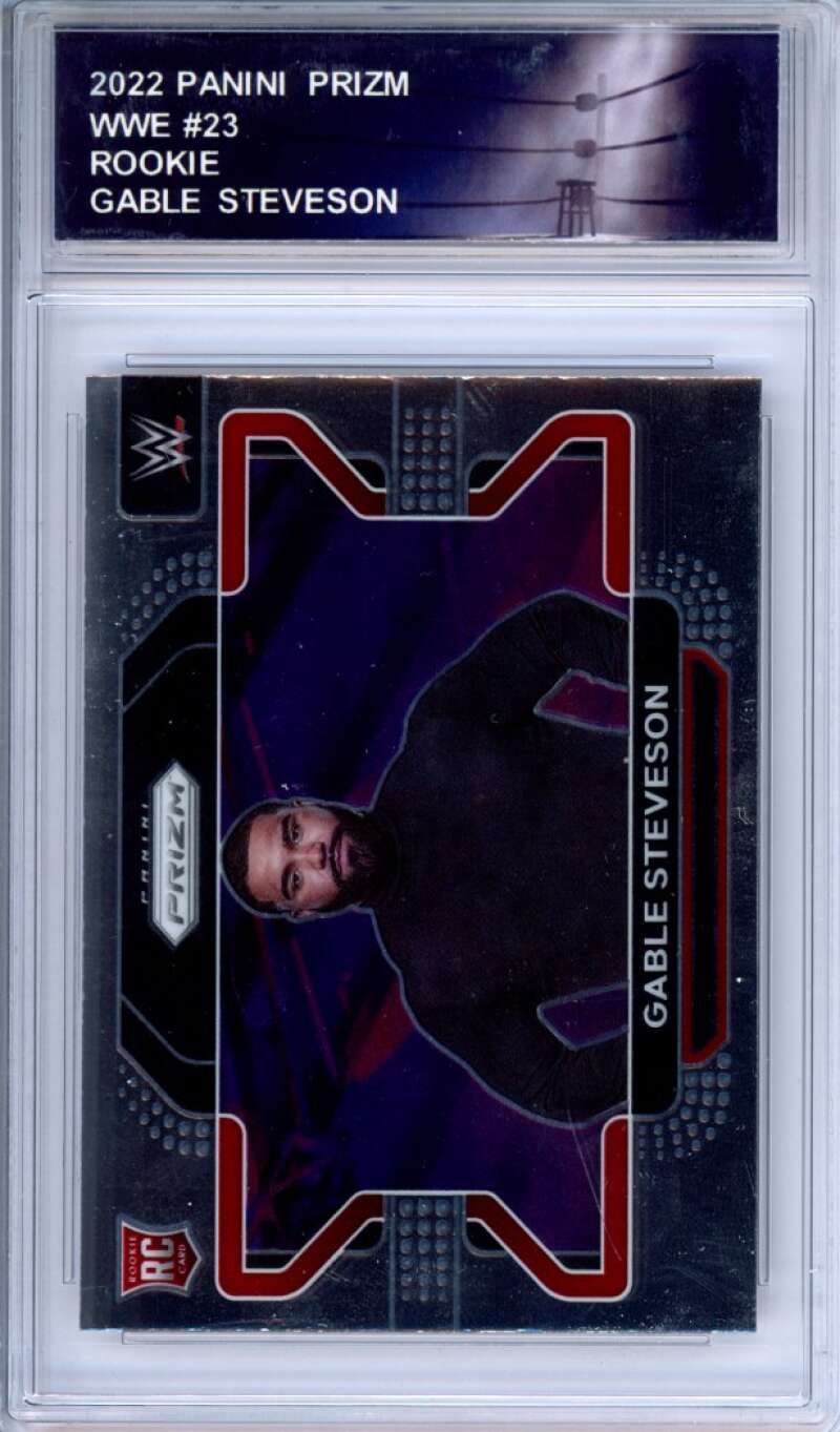 2022 Panini Prizm #23 Gable Steveson Rookie Authentic Encased Image 1