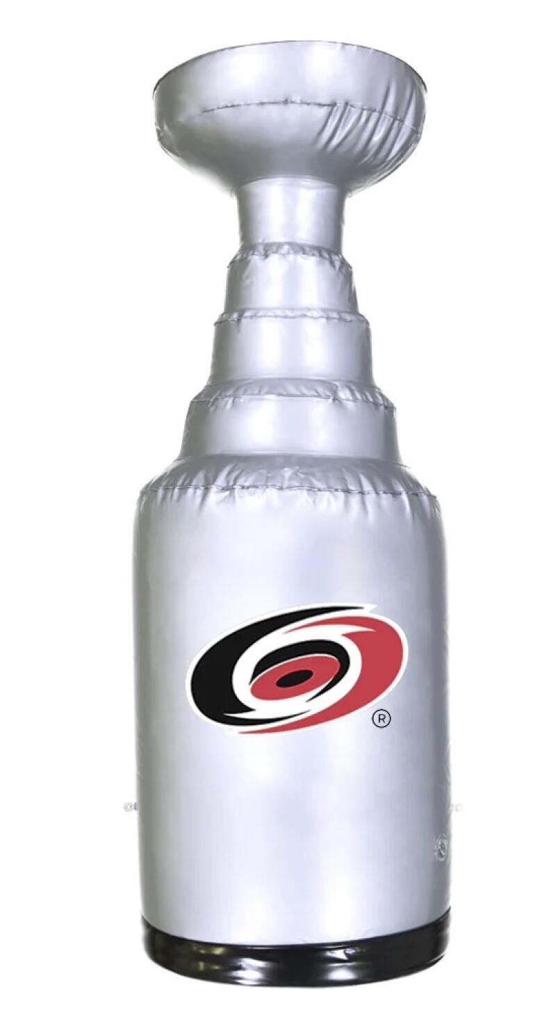 Carolina Hurricanes Vinyl 35.25" Life Size Replica Inflatable Stanley Cup Image 1