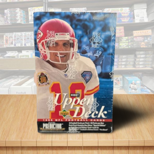 1995 Upper Deck Football Sealed Hobby Box - 36 Packs Per Box Image 1