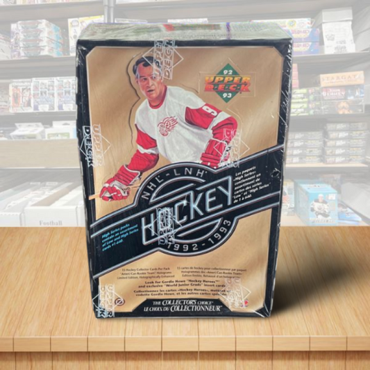 1992-93 Upper Deck High Series FRENCH Hockey Hobby Box - 36 Packs Per Box Image 1