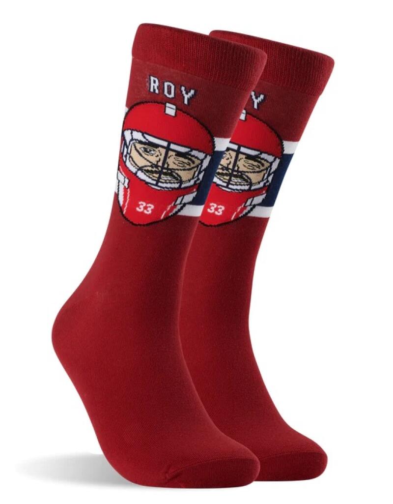 Patrick Roy Montreal Canadiens Official Major League Socks New in Package Image 1