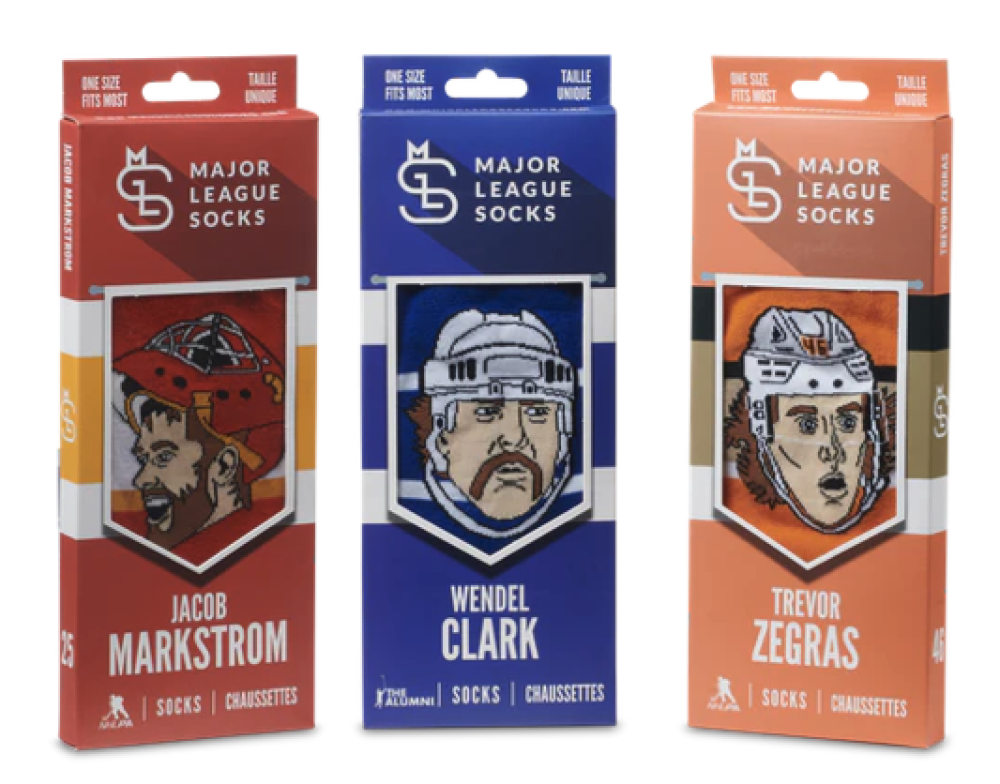 Rocket Richard Montreal Canadiens Official Major League Socks New in Package Image 2