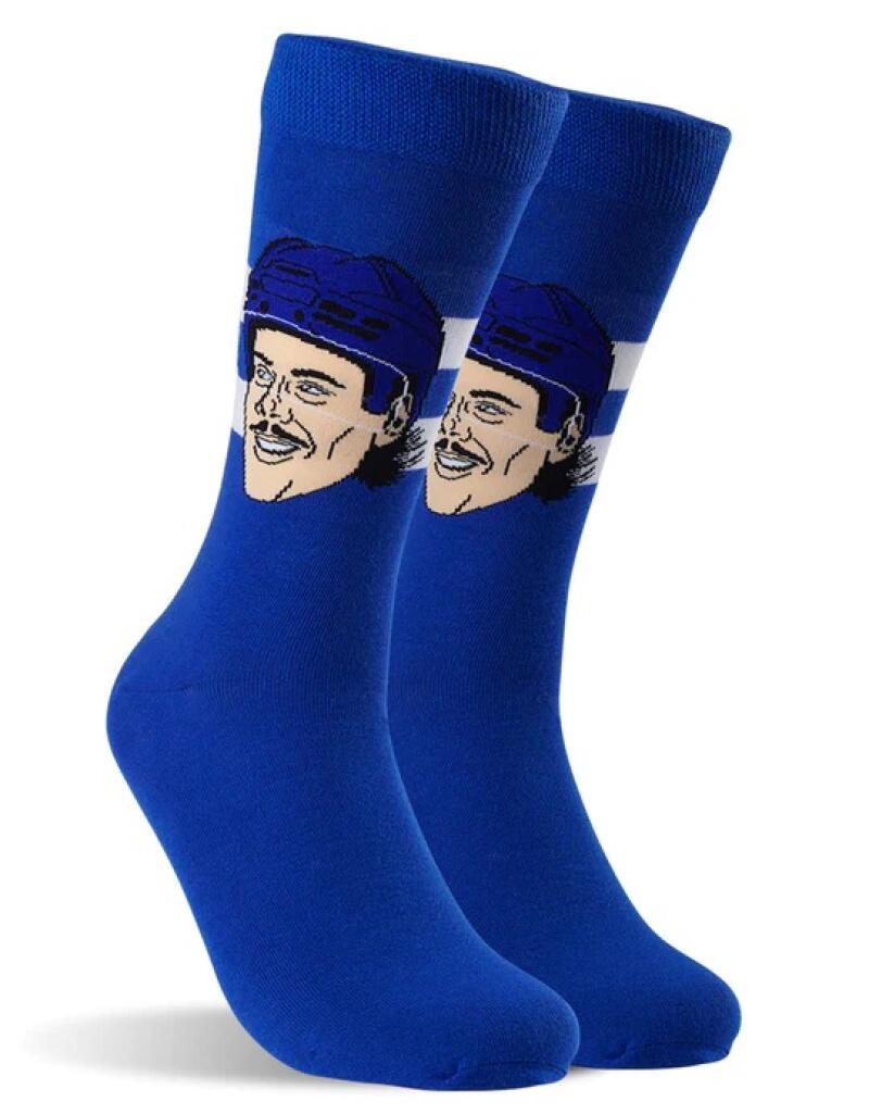 Auston Matthews Toronto Maple Leafs Official Major League Socks New in Package Image 1