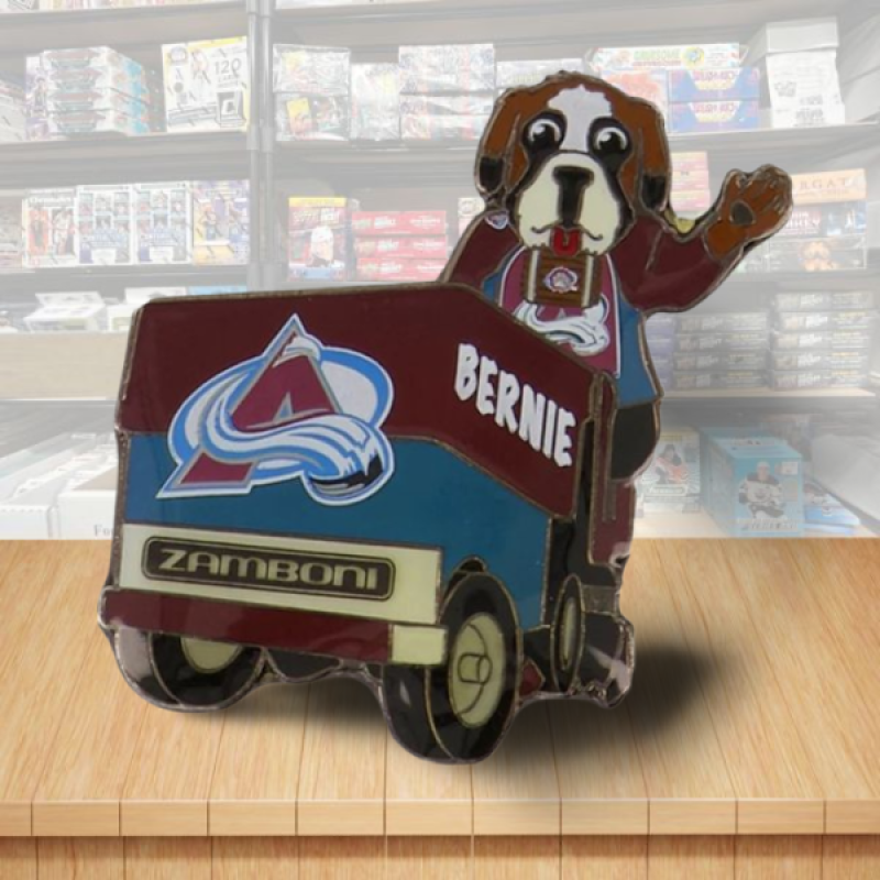 Colorado Avalanche Mascot Zamboni NHL Hockey Pin - Butterfly Clutch Backing Image 1