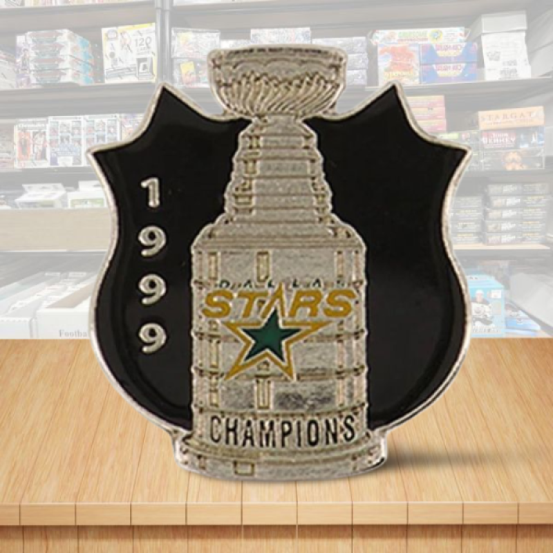 Dallas Stars Stanley Cup NHL Hockey Pin - Butterfly Clutch Backing Image 1