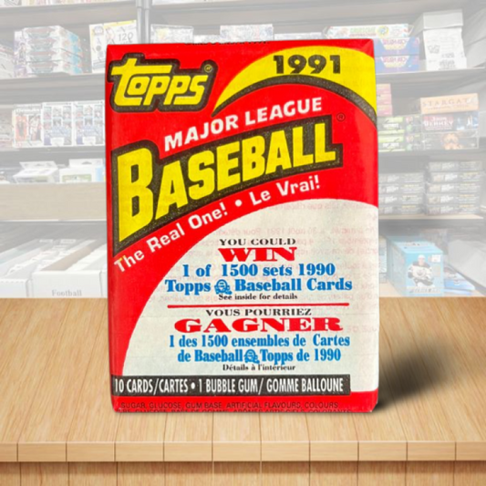 1991 O-Pee-Chee Baseball MLB Hobby Sealed Pack - 10 Cards Per Pack + Gum Image 1