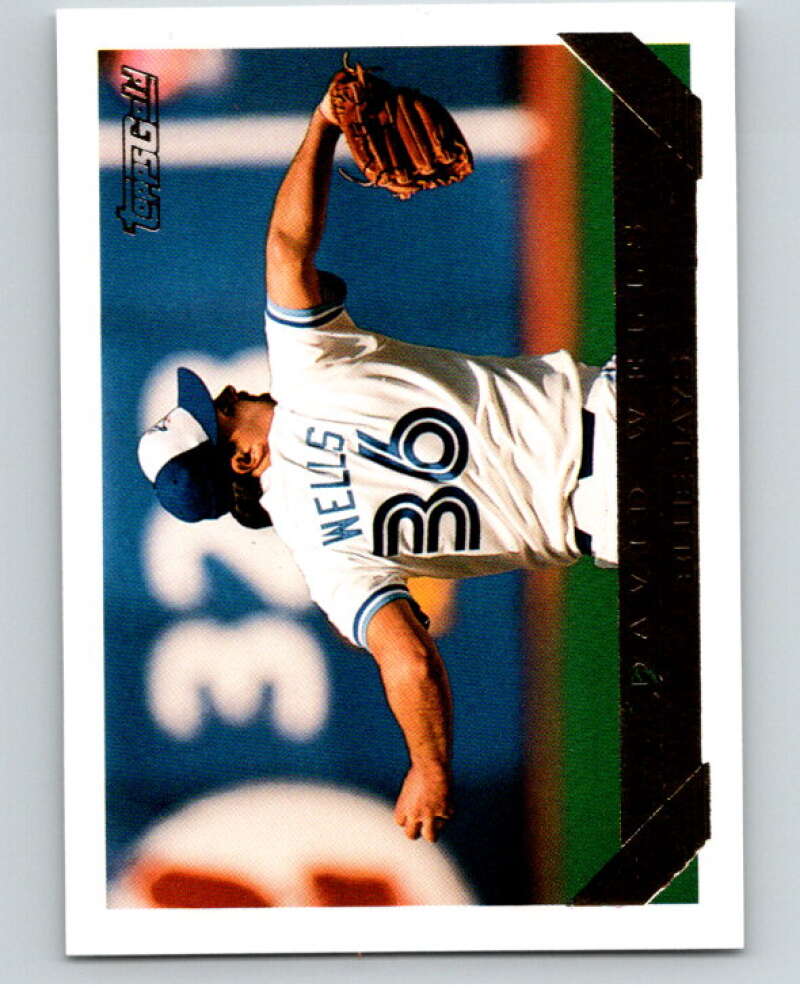 1993 Topps Gold #458 David Wells Toronto Blue Jays V84487 Image 1