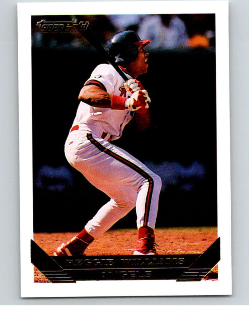 1993 Topps Gold #543 Reggie Williams California Angels V84497 Image 1