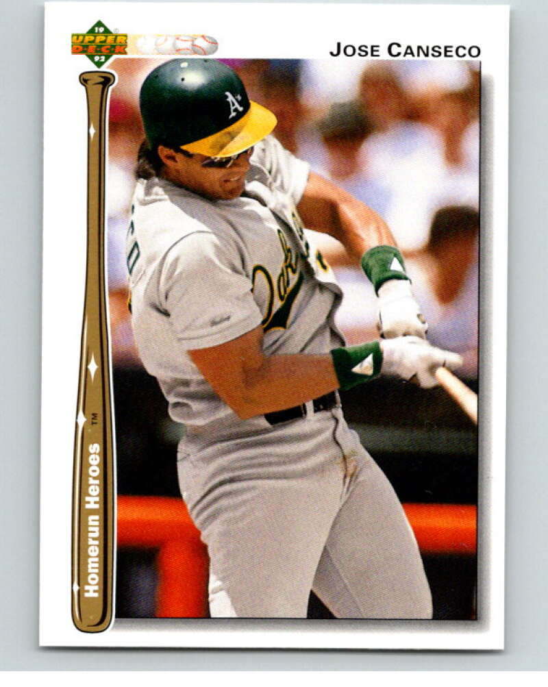 1992 Upper Deck Home Run Heroes #HR1 Jose Canseco V84517 Image 1