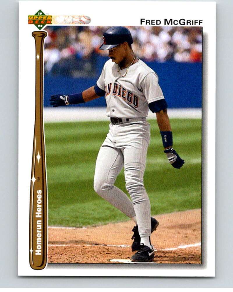 1992 Upper Deck Home Run Heroes #HR10 Fred McGriff V84525 Image 1