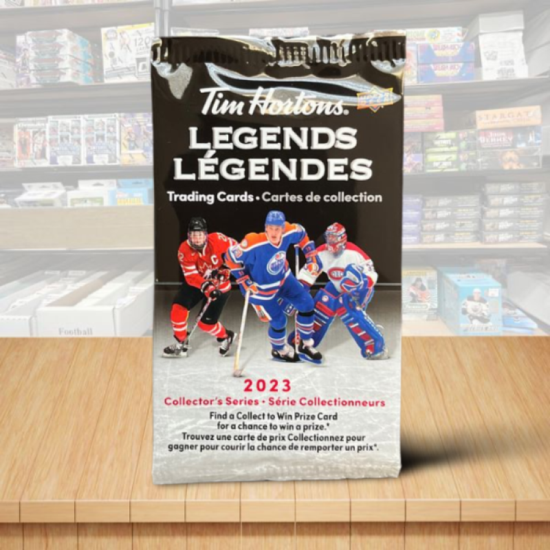 2022-23 Upper Deck Tim Hortons Legends Hockey Hobby Pack - Canadian Exclusive Image 1
