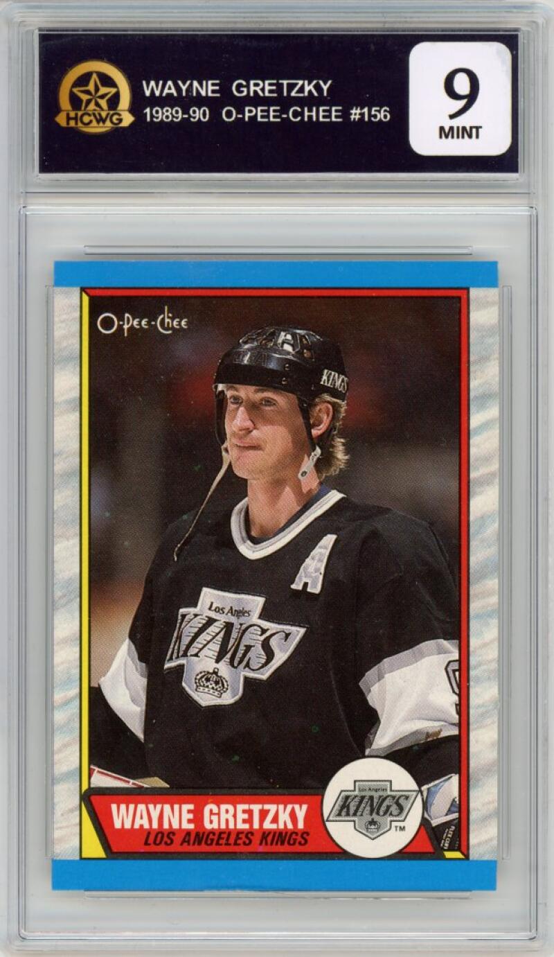 1989-90 O-Pee-Chee #156 Wayne Gretzky Los Angeles Kings HCWG 9 Image 1