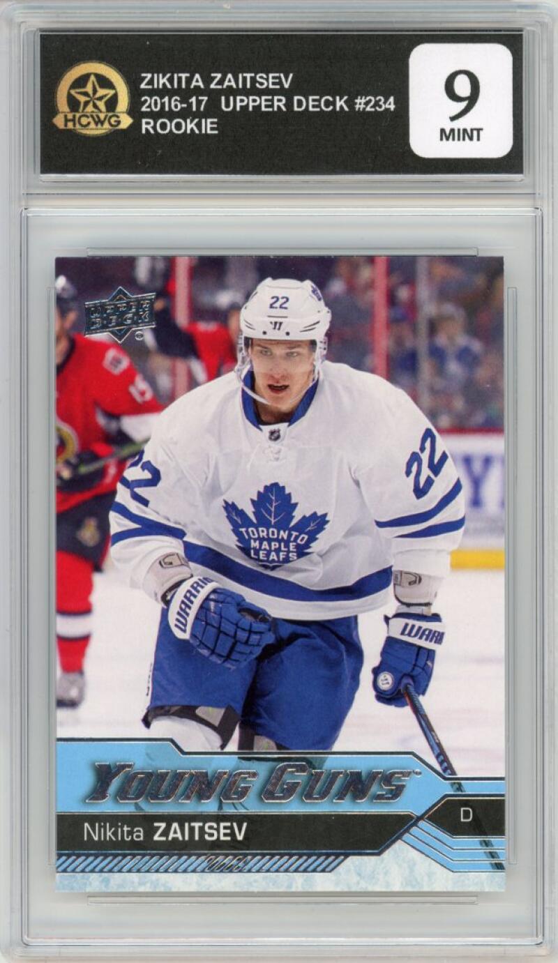2016-17 Upper Deck #234 Zikita Zaitsev Young Guns Rookie RC HCWG 9 Image 1