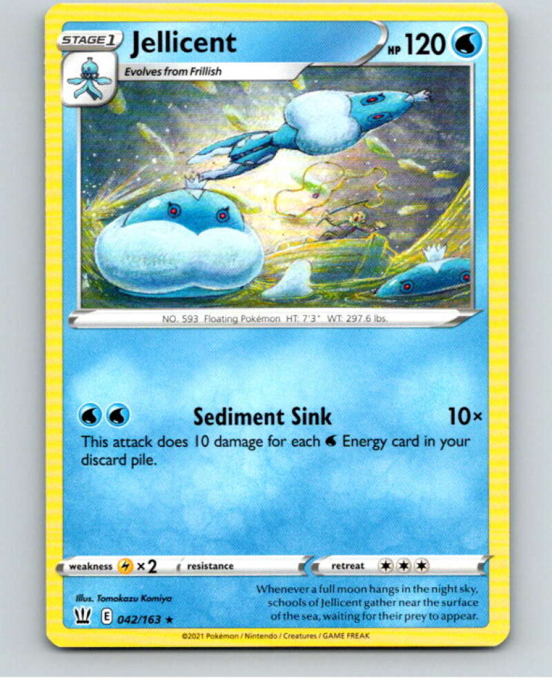 2021 Pokemon S&S Battle Styles #42 Jellicent R V84645 Image 1