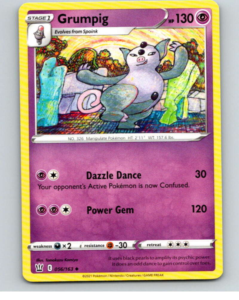 2021 Pokemon S&S Battle Styles #56 Grumpig U V84681 Image 1