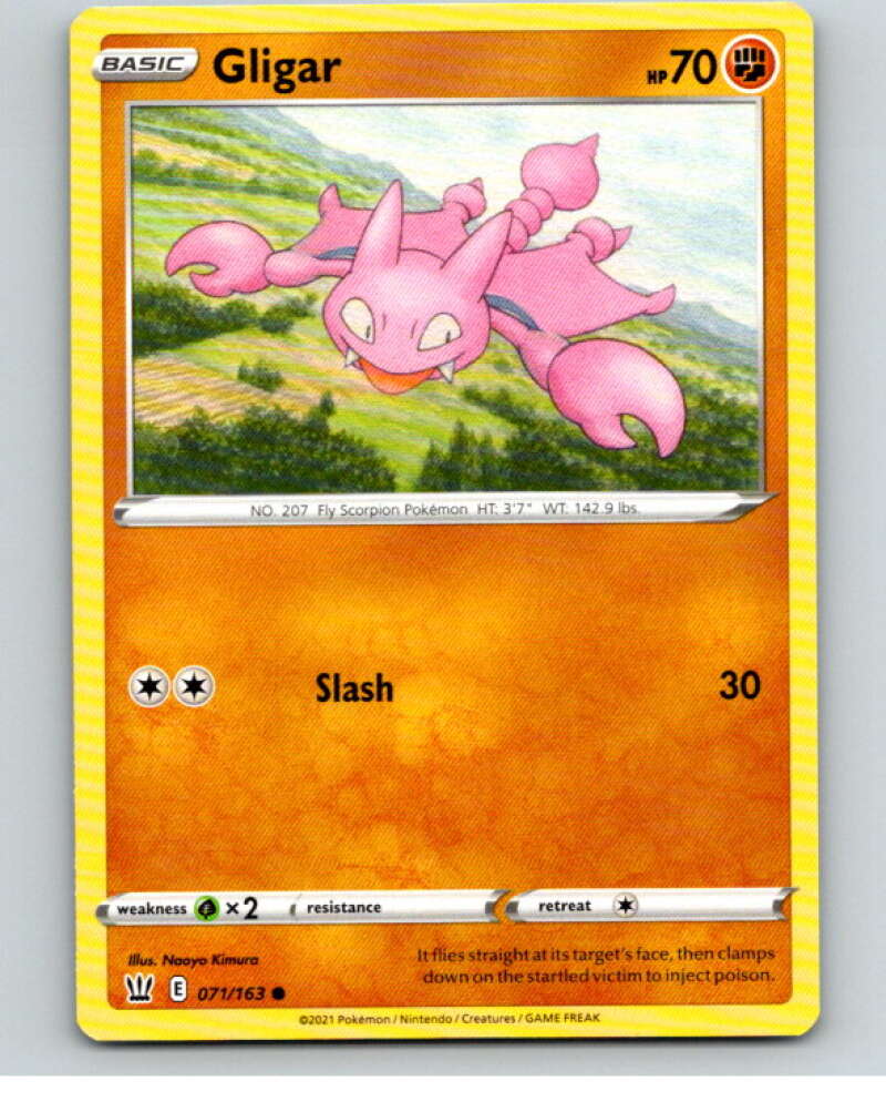 2021 Pokemon S&S Battle Styles #71 Gligar C V84714 Image 1