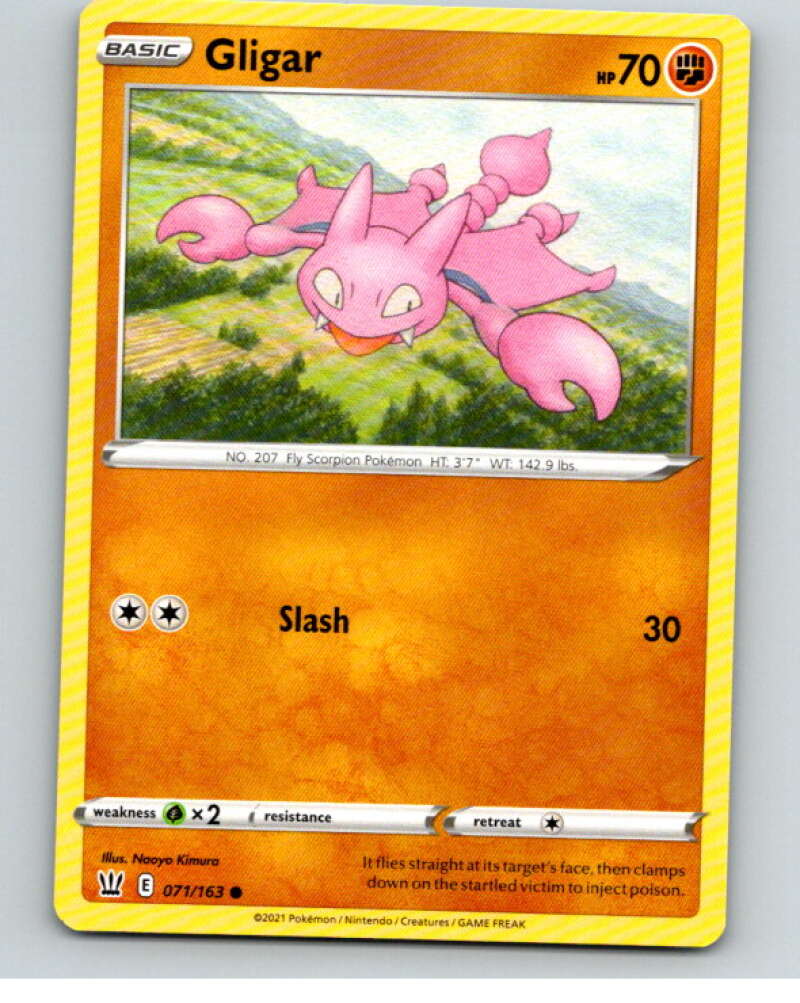 2021 Pokemon S&S Battle Styles #71 Gligar C V84716 Image 1