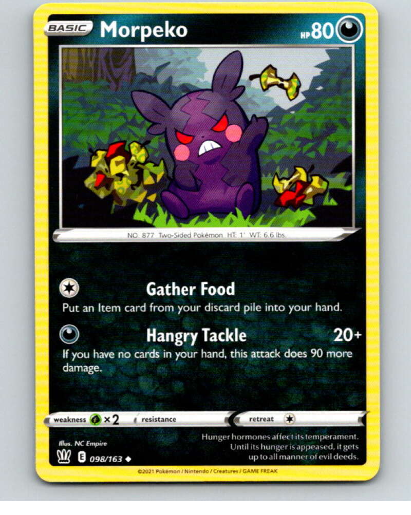 2021 Pokemon S&S Battle Styles #98 Morpeko U V84774 Image 1