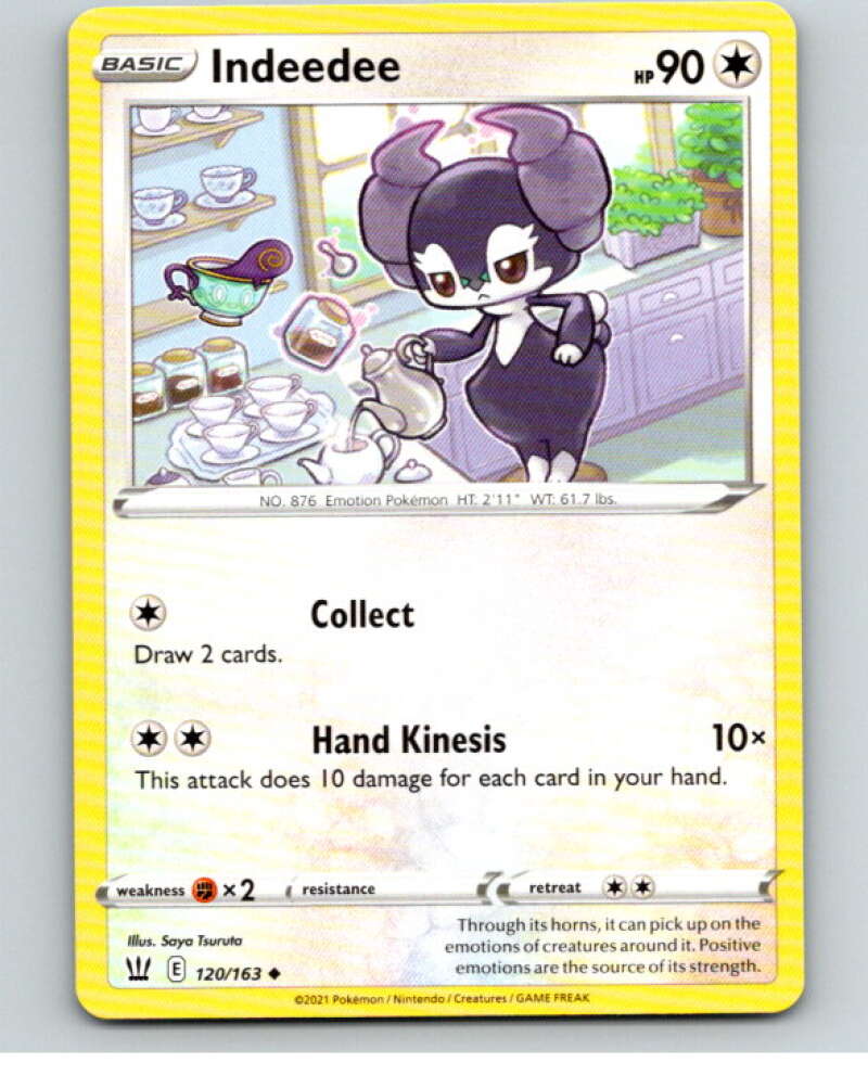 2021 Pokemon S&S Battle Styles #120 Indeedee U V84828 Image 1