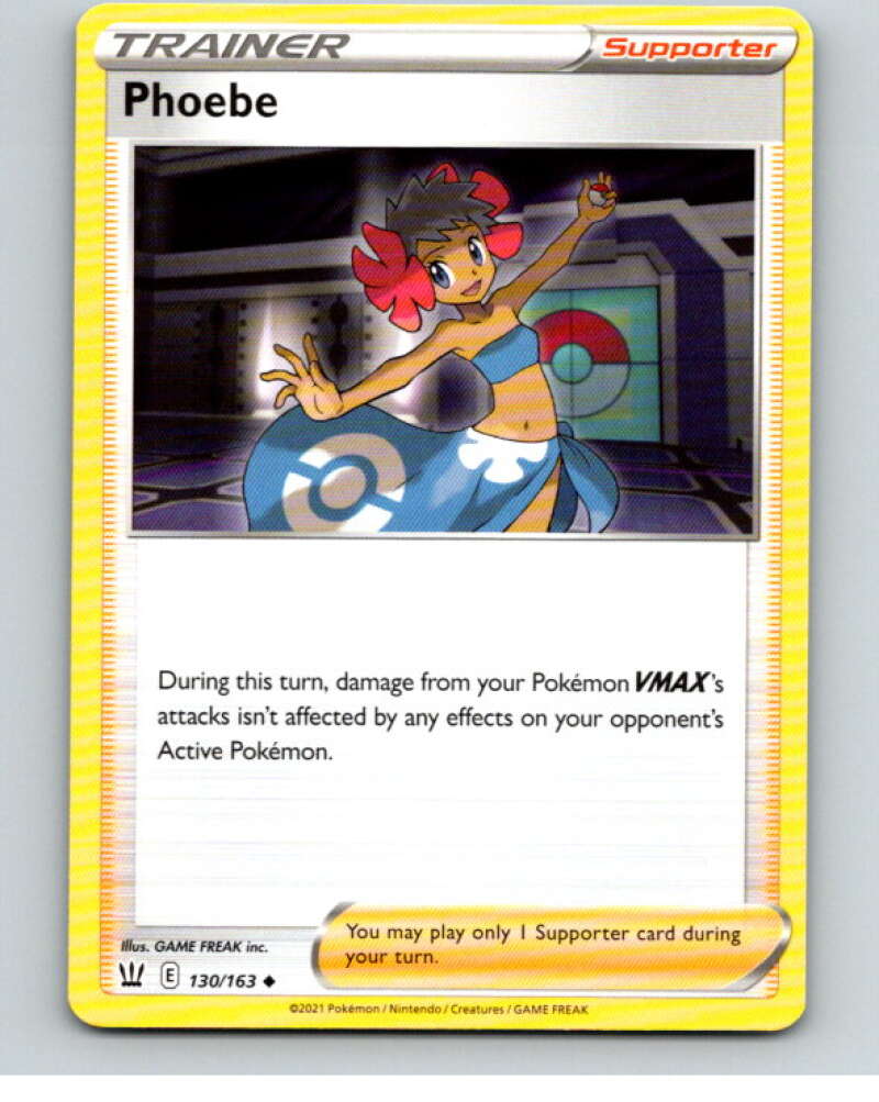 2021 Pokemon S&S Battle Styles #130 Phoebe U V84847 Image 1
