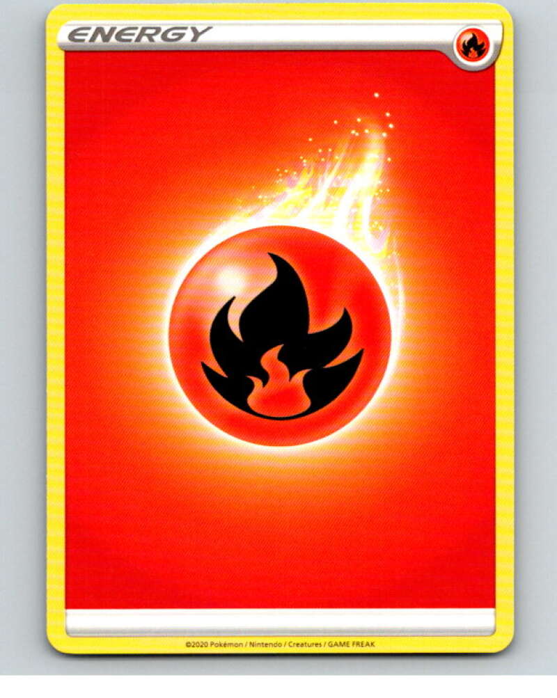 2021 Pokemon S&S Battle Styles Fire Energy Card V84880 Image 1