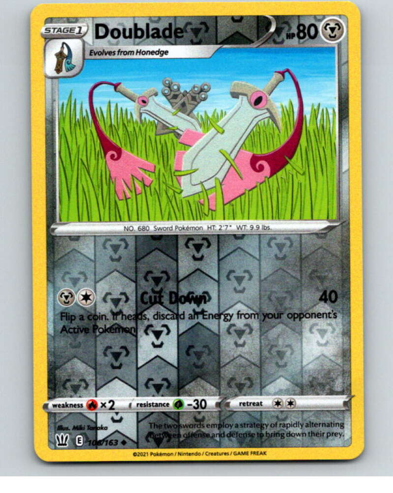 2021 Pokemon S&S Battle Styles Reverse Foil #106 Doublade U V84934 Image 1