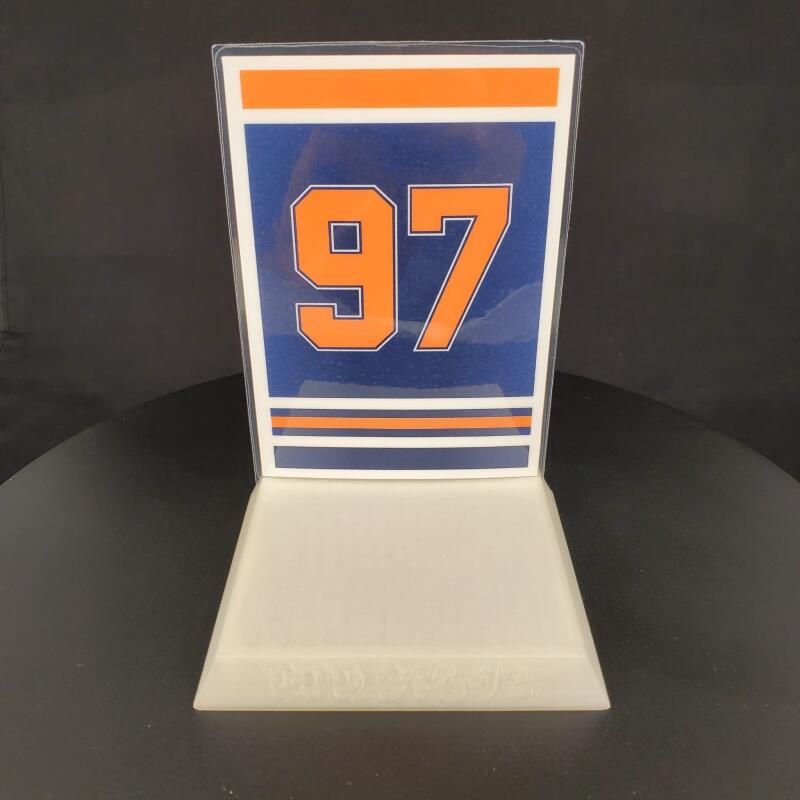 New PopStanz Hockey Display with 3 HD Backdrops McDavid Hockey Funko Pops Image 1