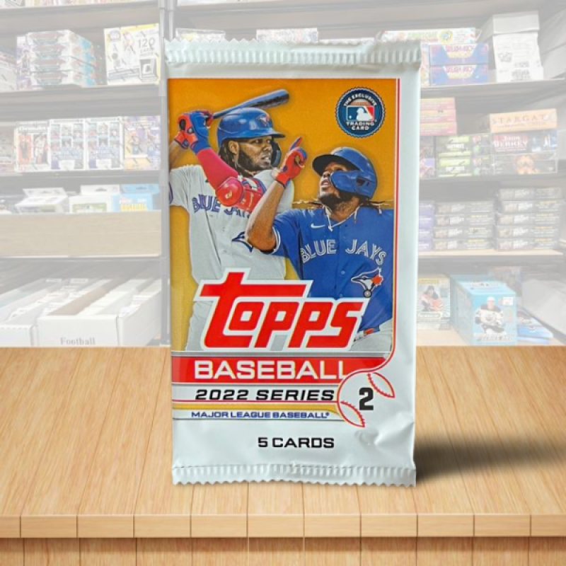 2022 Topps Series 2 Baseball MLB Sealed 5 Card PACK Image 1