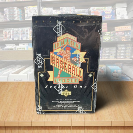 1993 Upper Deck Series 1 Baseball Hobby Box - 36 Packs Per Box Image 1